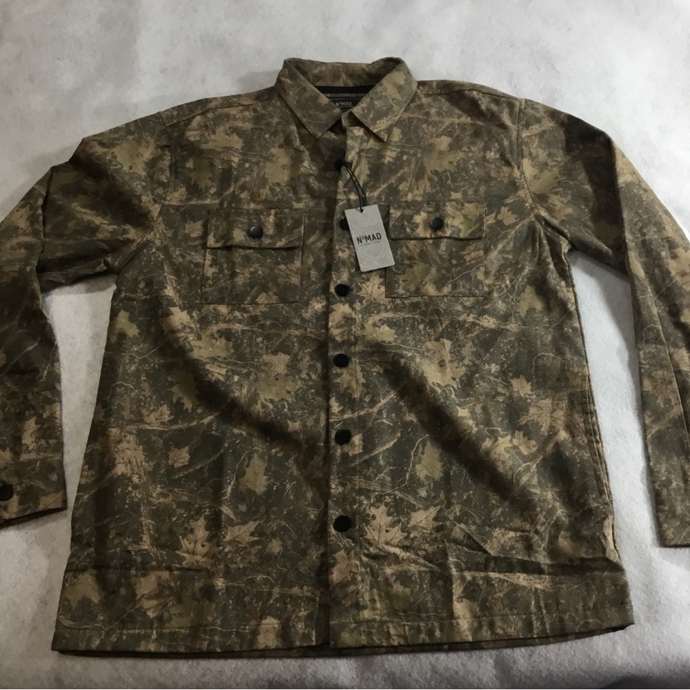 Nomad Olive Camo Military Field Jacket